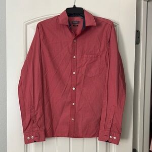 Van Heusen Red Casual Button Down Shirt